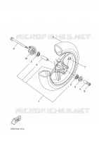 ROUE AVANT pour Yamaha AEROX 2003