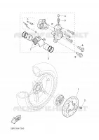 ETRIER DE FREIN ARRIERE pour Yamaha AEROX 2003