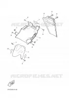 GARDE BOUE AVANT pour Yamaha NITRO 2001