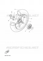 ROUE ARRIERE pour Yamaha NITRO 2001