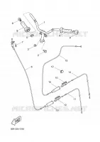 GUIDON ET CABLES pour Yamaha NITRO 2001