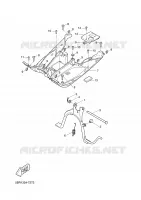 SUPPORT / REPOSE PIEDS pour Yamaha NITRO 2001