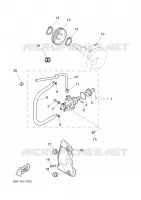 POMPE A HUILE pour Yamaha NITRO 2001