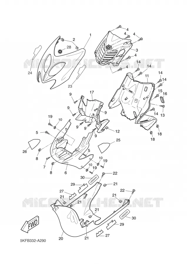 PROTEGE JAMBES Yamaha SCOOTER 50 2001 NITRO  YQ50L
