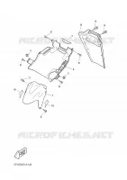 GARDE BOUE AVANT pour Yamaha NITRO 2002