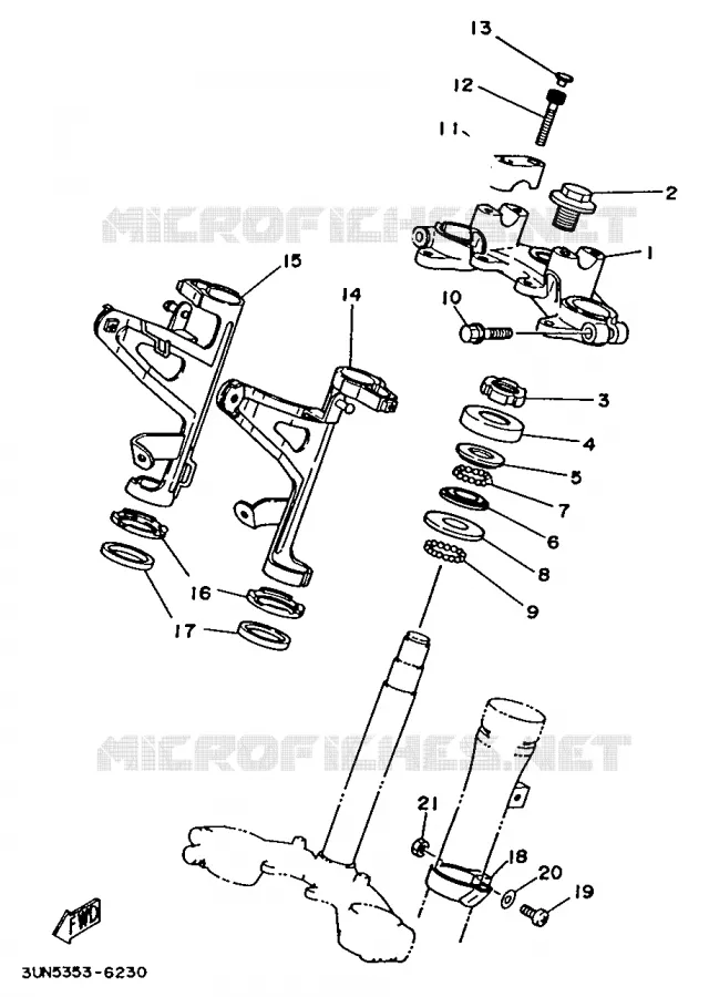 DIRECTION Yamaha MOTO 50 1996 DTLC  DT50LC