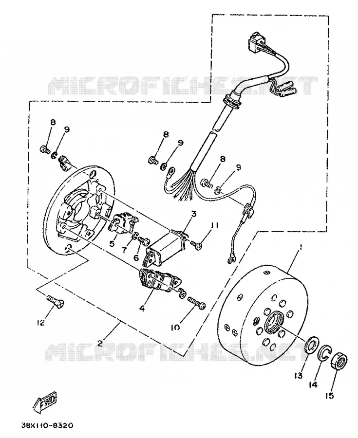 ALLUMAGE Yamaha MOTO 50 1998 DTLC  DT50LC