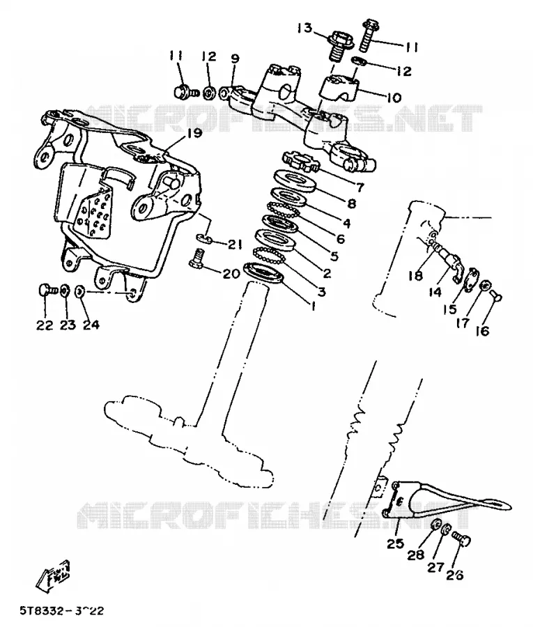DIRECTION Yamaha MOTO 50 1987 DTMX  DT50MX