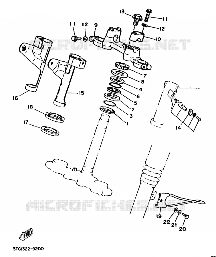 DIRECTION Yamaha MOTO 50 1989 DTMX  DT50MX