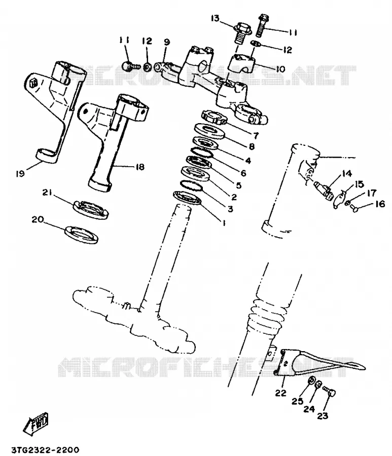 DIRECTION Yamaha MOTO 50 1992 DTMX  DT50MX
