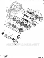 TRANSMISSION pour Yamaha DTR 1997
