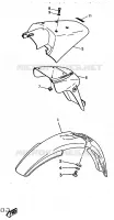 GARDE BOUE pour Yamaha DTR 1997