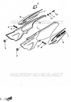 COUVERCLE LATERAL pour Yamaha DTR 1997