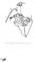 RESERVOIR A ESSENCE pour Yamaha DTR 1997