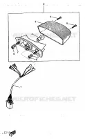 FEU ARRIERE pour Yamaha DTR 1997