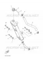RADIATEUR / DURITES pour Yamaha DTR 2003