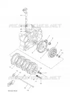 EMBRAYAGE DE DEMARREUR pour Yamaha DTR 2003