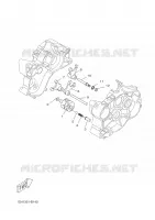 BARILLET DE SELECTION / FOURCHETTES pour Yamaha DTR 2003