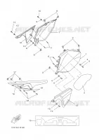 COUVERCLE LATERAL pour Yamaha DTR 2003