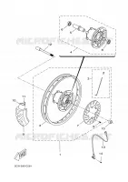 ROUE AVANT 2 pour Yamaha DTR 2003