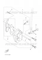 ETRIER DE FREIN AVANT 2 pour Yamaha DTR 2003
