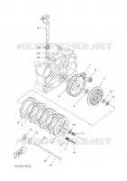 EMBRAYAGE DE DEMARREUR pour Yamaha DT50R 2005