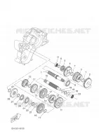 TRANSMISSION pour Yamaha DT50R 2005