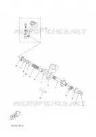 AXE DE SELECTEUR / PEDALE pour Yamaha DT50R 2005