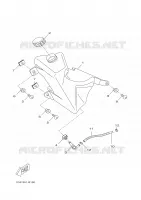 RESERVOIR A ESSENCE pour Yamaha DT50R 2005
