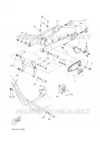 BRAS ARRIERE pour Yamaha DT50R 2005