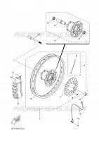 ROUE AVANT pour Yamaha DT50R 2005