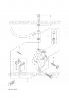 ETRIER DE FREIN AVANT pour Yamaha DT50R 2005