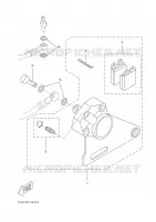 ETRIER DE FREIN ARRIERE pour Yamaha DT50R 2005