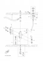 MAITRE CYLINDRE DE FREIN ARRIERE pour Yamaha DT50R 2005