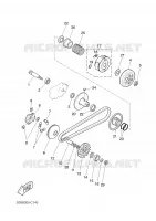 EMBRAYAGE DE DEMARREUR pour Yamaha AEROX 2006