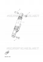 AMORTISSEUR ARRIERE pour Yamaha AEROX 2006
