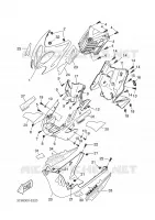PROTEGE JAMBES pour Yamaha AEROX 2006