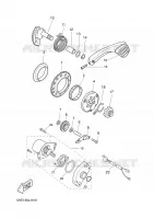 DEMARREUR pour Yamaha AEROX 2007