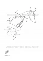 GARDE BOUE AVANT pour Yamaha AEROX 2007