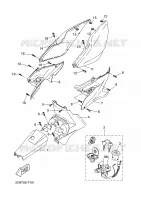 COUVERCLE LATERAL pour Yamaha AEROX 2007