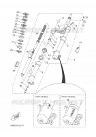 FOURCHE pour Yamaha AEROX 2007