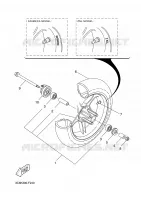 ROUE AVANT pour Yamaha AEROX 2007