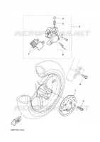 ETRIER DE FREIN AVANT pour Yamaha AEROX 2007