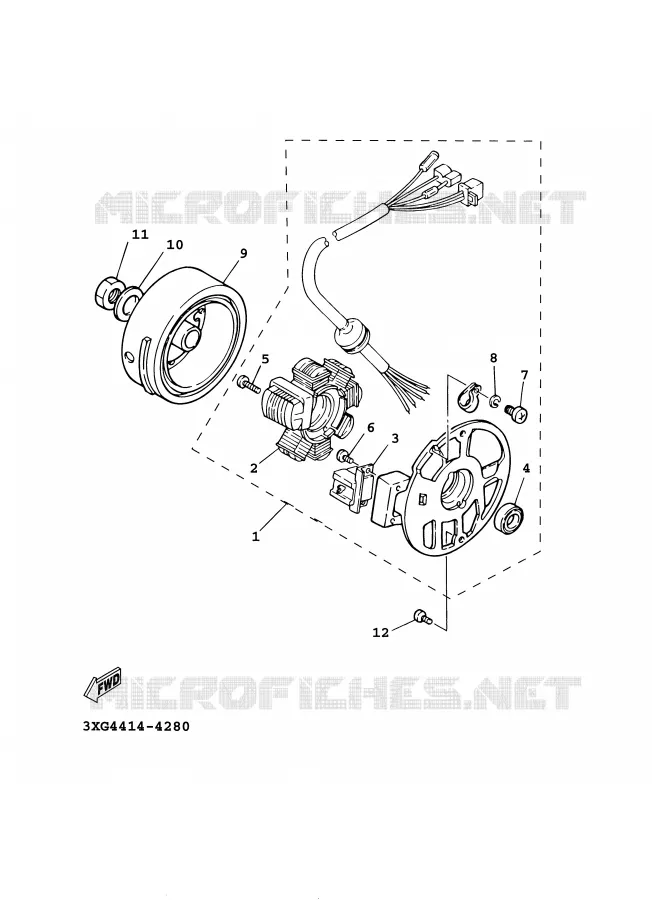 ALLUMAGE Yamaha SCOOTER 100 2001 BOOSTER  YW100E