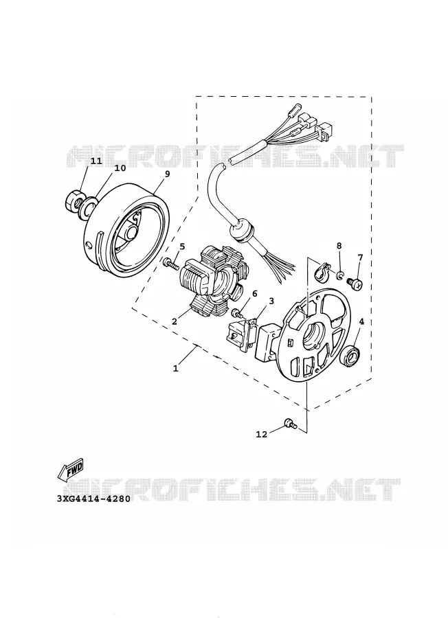 ALLUMAGE Yamaha SCOOTER 100 2001 BOOSTER  YW100E