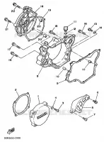 CARTER   MOTEUR 1 pour Yamaha YZ 1991