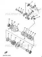 VALVE D'ECHAPPEMENT pour Yamaha YZ 1991
