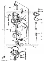 CARBURATEUR pour Yamaha YZ 1991