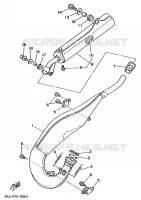 ECHAPPEMENT pour Yamaha YZ 1991