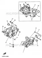 CARTER MOTEUR pour Yamaha YZ 1991